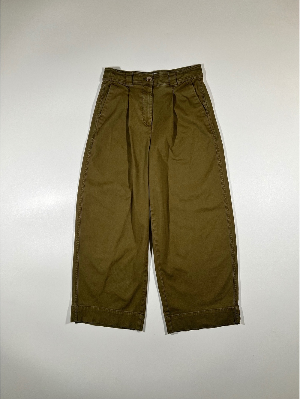 Old Navy Olive Extra High Rise Wide Leg Pants Womens Size 6 Petite